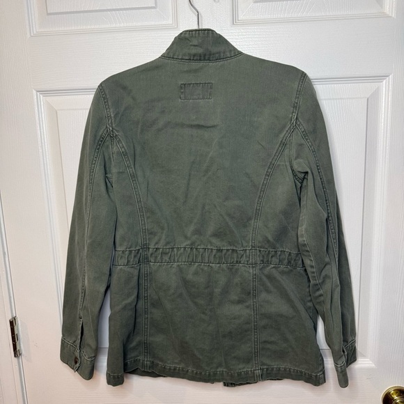 Levi’s San Francisco Women’s Olive Green Military Style Jacket Size Small GUC - Picture 3 of 9